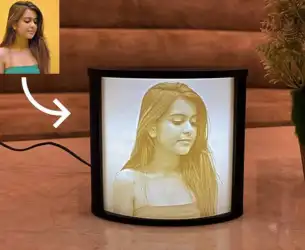 Lithophane photo printing service Vellore — Fenix Industries